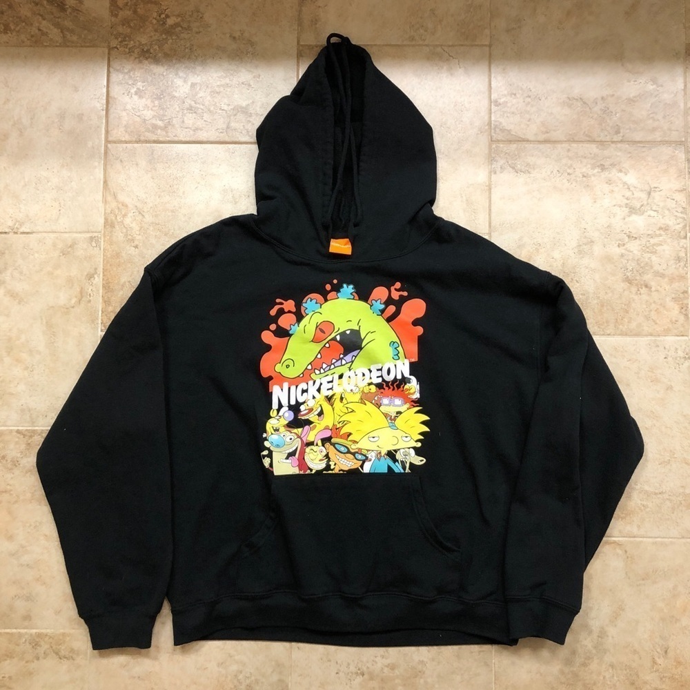 Nickelodeon 90's Character Black Hoodie